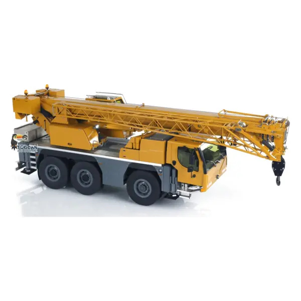 Eyewhale 1/14 Metal RC Mobile Crane Truck D1050 Hydraulic All Terrain Vehicle 3Axles Radio Control Hoist Model Sound Light Paladin PL18EV Motor Servo ESC