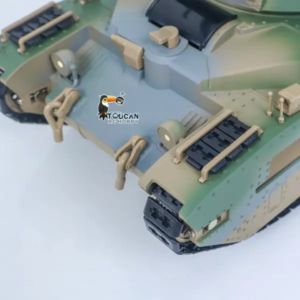 1/16 RC Tank Matilda III IV Tongde IR Turret Rotary 320 Degree Electric Remote Control Military Vehicle Metal Gearbox Road Wheel