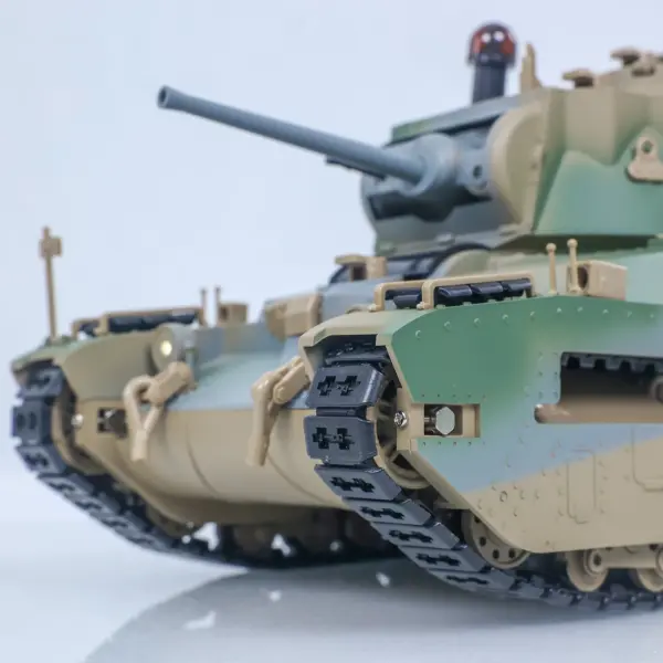 1/16 RC Tank Matilda III IV Tongde IR Turret Rotary 320 Degree Electric Remote Control Military Vehicle Metal Gearbox Road Wheel