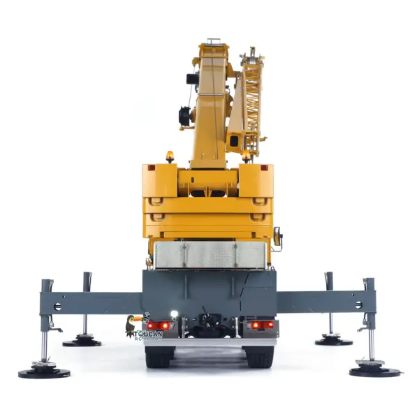 Eyewhale 1/14 Metal RC Mobile Crane Truck D1050 Hydraulic All Terrain Vehicle 3Axles Radio Control Hoist Model Sound Light Paladin PL18EV Motor Servo ESC