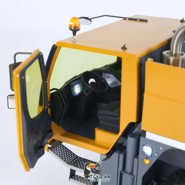 Eyewhale 1/14 Metal RC Mobile Crane Truck D1050 Hydraulic All Terrain Vehicle 3Axles Radio Control Hoist Model Sound Light Paladin PL18EV Motor Servo ESC