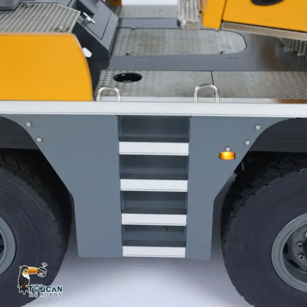 Eyewhale 1/14 Metal RC Mobile Crane Truck D1050 Hydraulic All Terrain Vehicle 3Axles Radio Control Hoist Model Sound Light Paladin PL18EV Motor Servo ESC