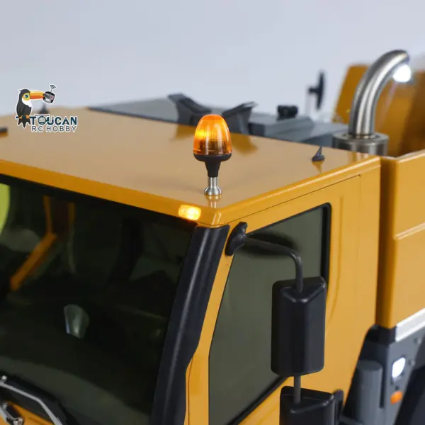 Eyewhale 1/14 Metal RC Mobile Crane Truck D1050 Hydraulic All Terrain Vehicle 3Axles Radio Control Hoist Model Sound Light Paladin PL18EV Motor Servo ESC