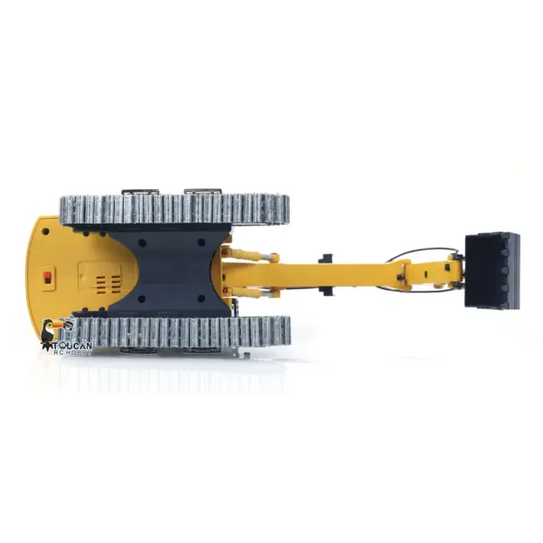 1/50 RC Digger PC520 Electric Lifting Radio Control Excavator Engineering Vehicle Metal Tracks Lights Sound Small Toy Collection