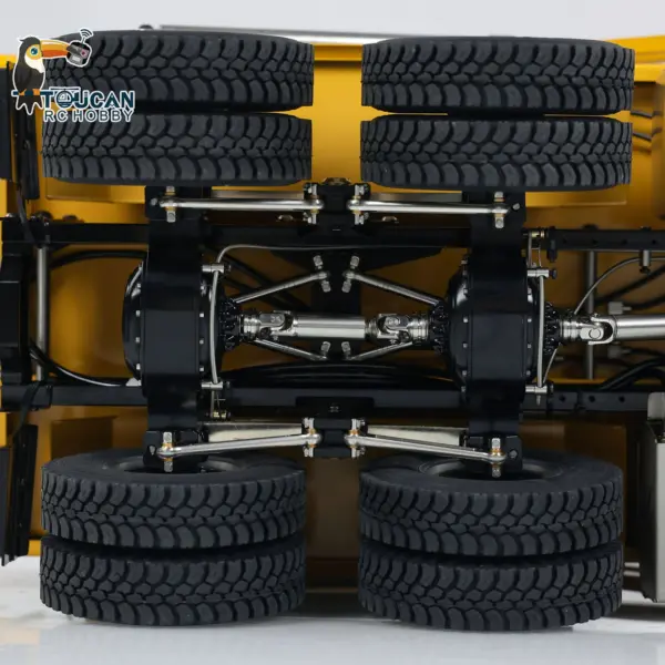 1/14 Metal 8x8 Hydraulic RC Tipper Truck Flip-over Cover Remote Control Dump Simulation Car PNP ESC Servo Motor