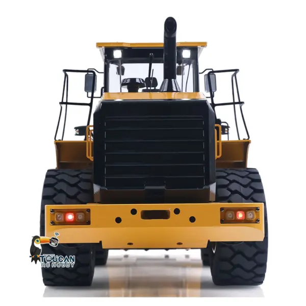 1/12 Metal Remote Control Hydraulic Loader DIM C950 2Speed Gearbox 5CH Valve RC Heavy Machine Model Hobbywing Brushed ESC