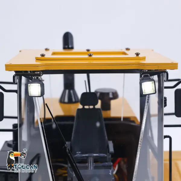 1/12 Metal Remote Control Hydraulic Loader DIM C950 2Speed Gearbox 5CH Valve RC Heavy Machine Model Hobbywing Brushed ESC