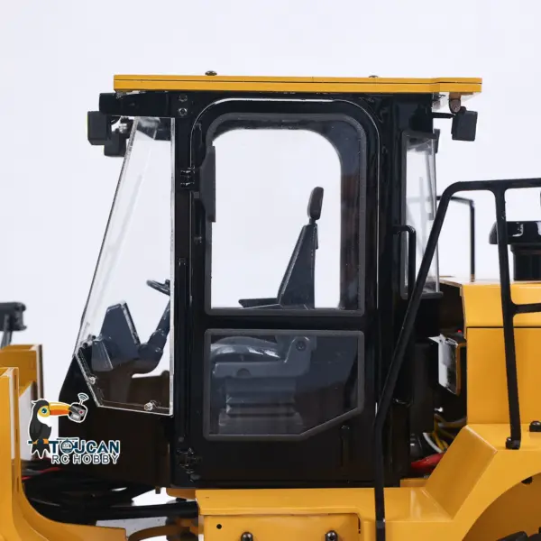 1/12 Metal Remote Control Hydraulic Loader DIM C950 2Speed Gearbox 5CH Valve RC Heavy Machine Model Hobbywing Brushed ESC