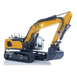 XDRC 1/14 Hydraulic RC Excavator 945 Painted Assembled Digger Upgraded 5CH Valve W/ PL18EV Radio Light Sound System