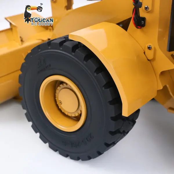 1/12 Metal Remote Control Hydraulic Loader DIM C950 2Speed Gearbox 5CH Valve RC Heavy Machine Model Hobbywing Brushed ESC