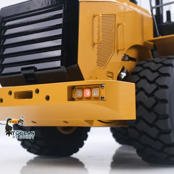 1/12 Metal Remote Control Hydraulic Loader DIM C950 2Speed Gearbox 5CH Valve RC Heavy Machine Model Hobbywing Brushed ESC