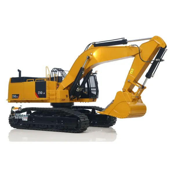 C374 Huge 1/8 RC Hydraulic Excavator 374 Metal Heavy Duty Digger RTR Radio Controlled Construction Vehicles Models Flysky Radio