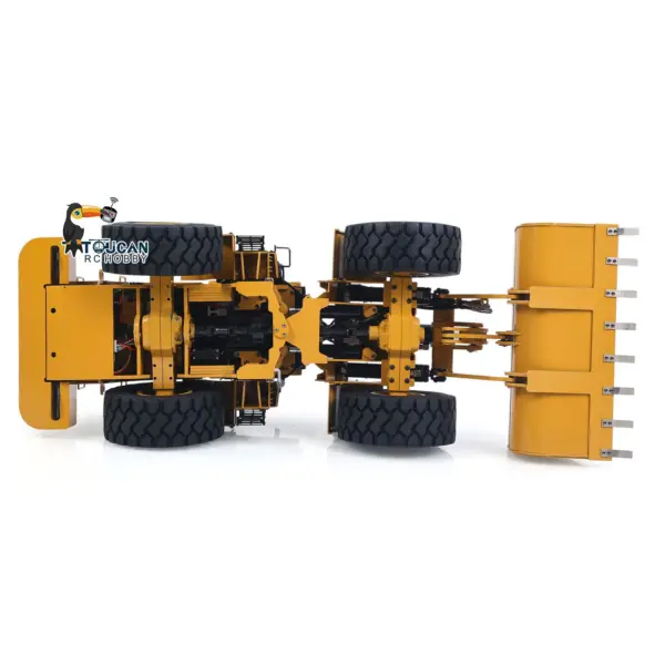 1/12 Metal Remote Control Hydraulic Loader DIM C950 2Speed Gearbox 5CH Valve RC Heavy Machine Model Hobbywing Brushed ESC