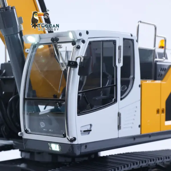 XDRC 1/14 Hydraulic RC Excavator 945 Painted Assembled Digger Upgraded 5CH Valve W/ PL18EV Radio Light Sound System
