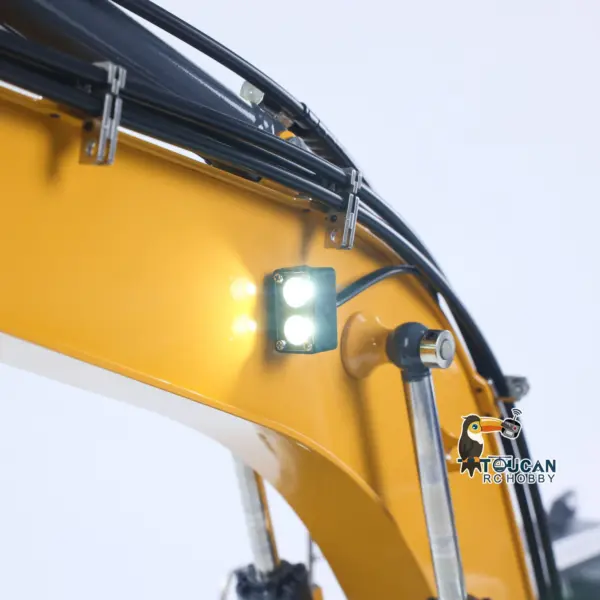 XDRC 1/14 Hydraulic RC Excavator 945 Painted Assembled Digger Upgraded 5CH Valve W/ PL18EV Radio Light Sound System