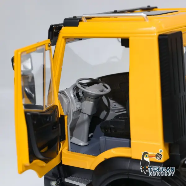 1/14 Metal 8x8 Hydraulic RC Tipper Truck Flip-over Cover Remote Control Dump Simulation Car PNP ESC Servo Motor
