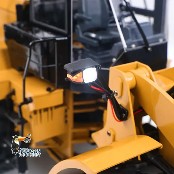 1/12 Metal Remote Control Hydraulic Loader DIM C950 2Speed Gearbox 5CH Valve RC Heavy Machine Model Hobbywing Brushed ESC