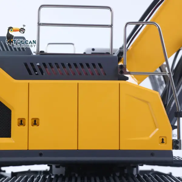 XDRC 1/14 Hydraulic RC Excavator 945 Painted Assembled Digger Upgraded 5CH Valve W/ PL18EV Radio Light Sound System