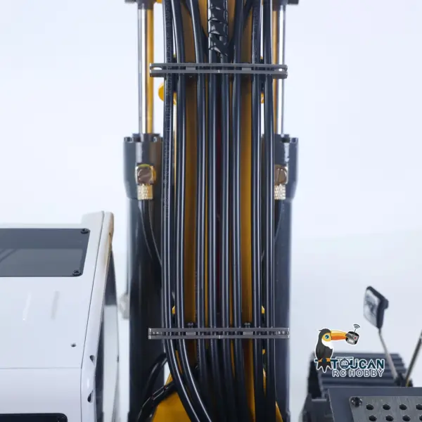 XDRC 1/14 Hydraulic RC Excavator 945 Painted Assembled Digger Upgraded 5CH Valve W/ PL18EV Radio Light Sound System