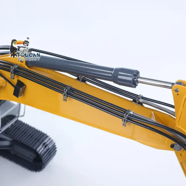 XDRC 1/14 Hydraulic RC Excavator 945 Painted Assembled Digger Upgraded 5CH Valve W/ PL18EV Radio Light Sound System