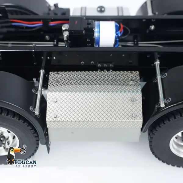 Metal 1/14 8x8 Hydraulic RC Dump Truck Remote Control Tipper Cars Assembled and Painted Snow Blade 2-speed Transmission
