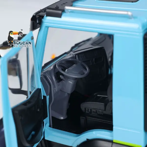 Metal 1/14 8x8 Hydraulic RC Dump Truck Remote Control Tipper Cars Assembled and Painted Snow Blade 2-speed Transmission