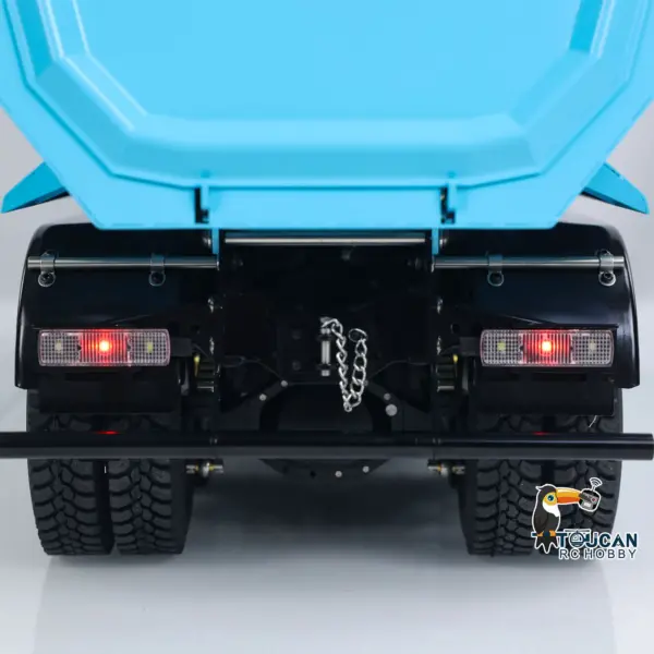Metal 1/14 8x8 Hydraulic RC Dump Truck Remote Control Tipper Cars Assembled and Painted Snow Blade 2-speed Transmission