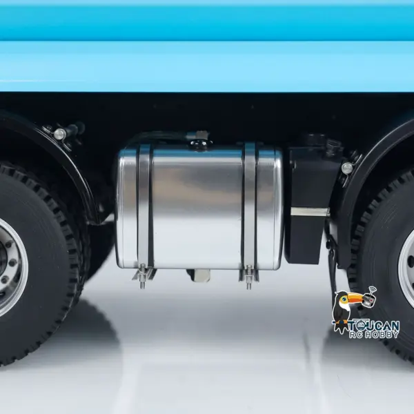 Metal 1/14 8x8 Hydraulic RC Dump Truck Remote Control Tipper Cars Assembled and Painted Snow Blade 2-speed Transmission