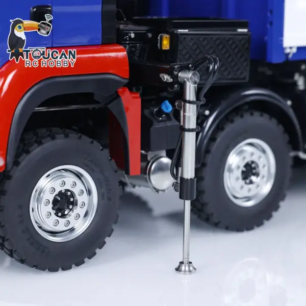 1/14 LESU 8X8 RC Hydraulic Crane Dump Truck Remote Control Dumper Car RTR Tipper Painted Assembled Hobby Models DIY