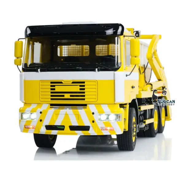 1/14 6X4 RC Hydraulic Skip Loader Truck VL18U F2000 Metal Swing Arm Loaded Dump Cars Model 2-Speed Gearbox Hydraulic System 4CH