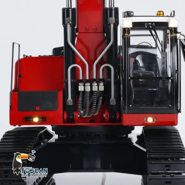 MTMODEL Metal Remote Control Tracked Digging Vehicle 1/14 2 Arms 946 RC Hydraulic Excavator Ripper Tiltable Bucket Grab Model