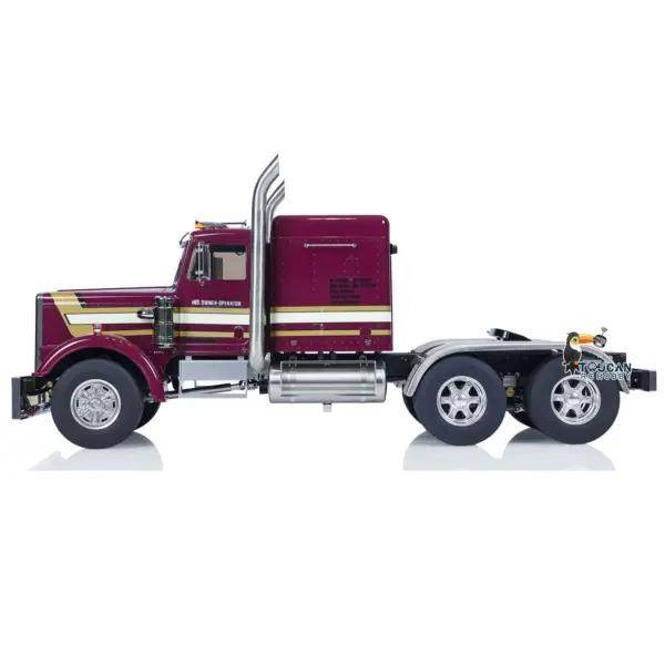 6x6 1/14 56301 RC Tractor Truck RTR Metal Chassis Remote Control Car Hobby Model Eletric Construction Vehicle Sound Light
