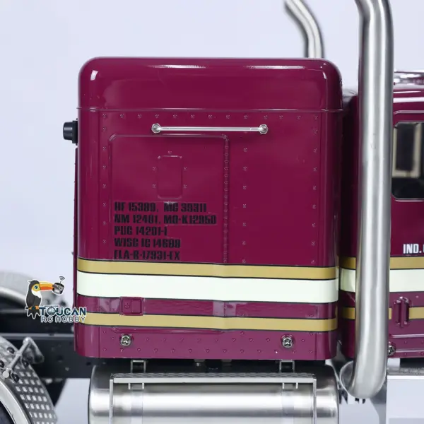 6x6 1/14 56301 RC Tractor Truck RTR Metal Chassis Remote Control Car Hobby Model Eletric Construction Vehicle Sound Light