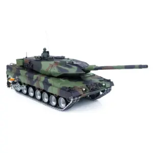 1/16 Remote Control Tank Model 3889 Leopard 2 A6 7.0 Mainboard Full Metal Chassis Gearbox IR Barrel Recoil Elevation 550 Motor