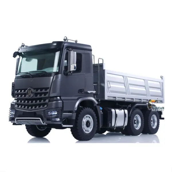 2.4G RC Electric Lifting Dumper 5702 Model 1:14 6*6 Remote Control Tipper Lifting Rod Vehicle Sound Light Motor RTR Car Toy