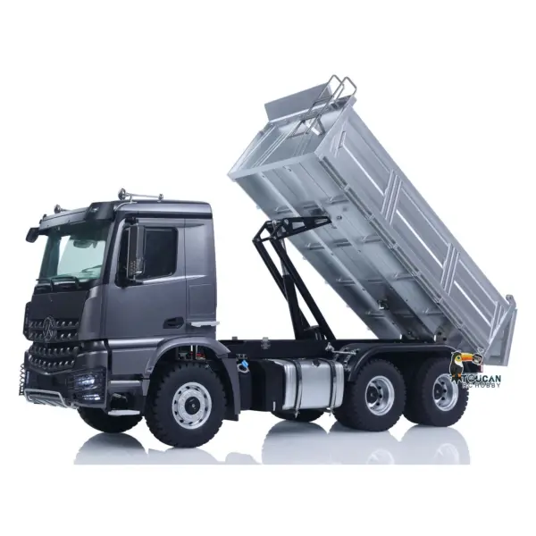2.4G RC Electric Lifting Dumper 5702 Model 1:14 6*6 Remote Control Tipper Lifting Rod Vehicle Sound Light Motor RTR Car Toy