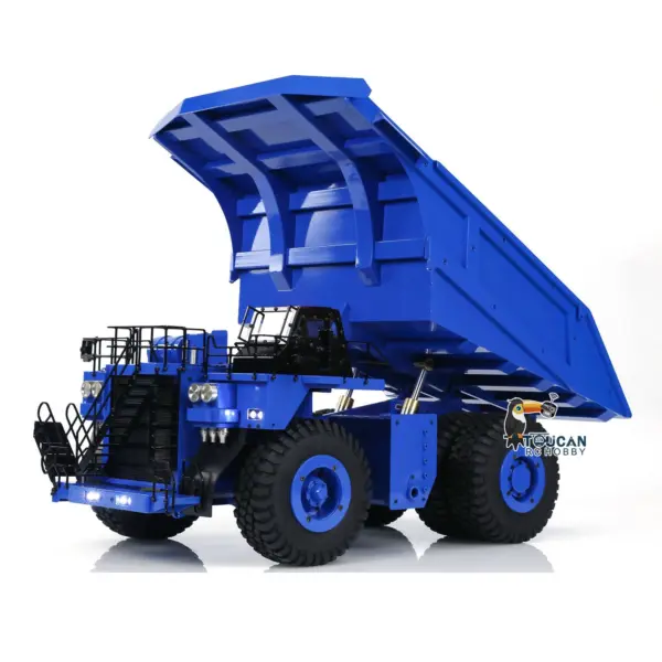 RTR 1/20 RC Hydraulic Mining Dumper Model 793D Flysky I6X Radio Remote Control Mine Truck Light System Alarm Sound Battery