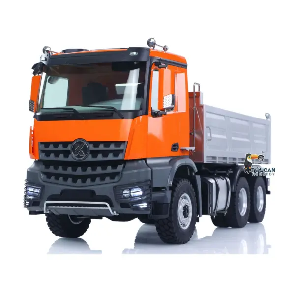 1/14 2.4G Remote Control Electric Lifting Dumper 5702 Model 6*6 Tipper Vehicle 2Speed Sound Light Motor RTR Car