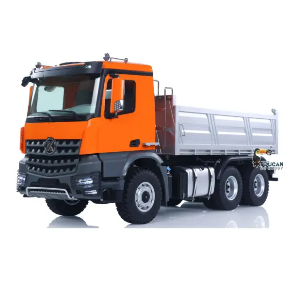 1/14 2.4G Remote Control Electric Lifting Dumper 5702 Model 6*6 Tipper Vehicle 2Speed Sound Light Motor RTR Car