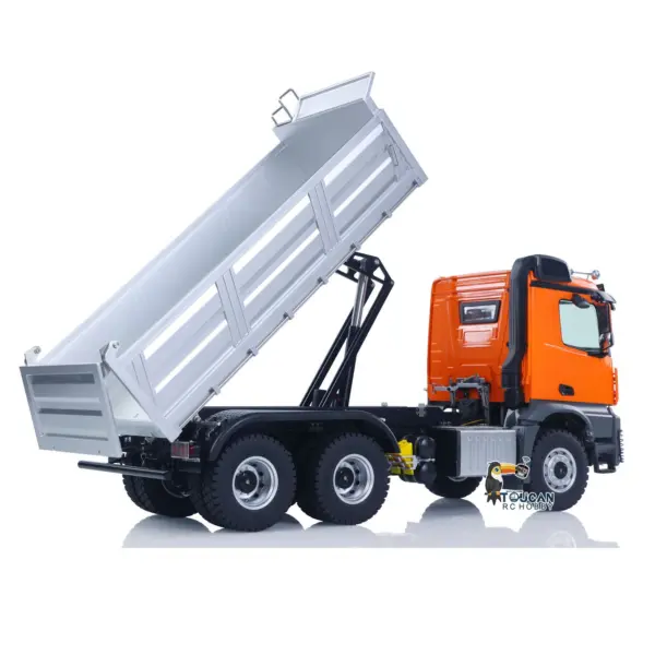 1/14 2.4G Remote Control Electric Lifting Dumper 5702 Model 6*6 Tipper Vehicle 2Speed Sound Light Motor RTR Car