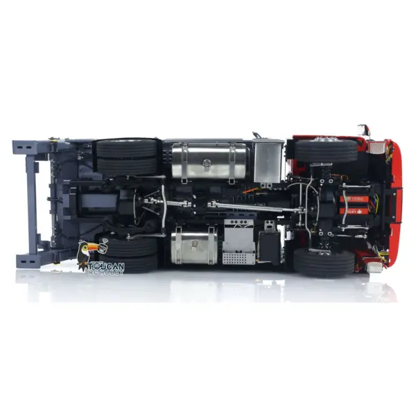 LESU Metal 1/14 RC Hydraulic Swing Arm Garbage Dump Truck 4X4 Remote Control Skip Loader RTR TGS Light Sound ST8 Radio Battery