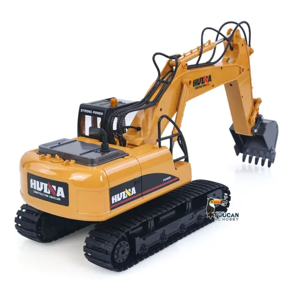 HUINA 1/14 RC Electric Excavator 1535 Remote Control Digger 15CH 2.4G Radio Finished Toy Model Battery Sound Light Effects