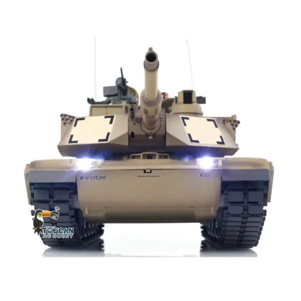 2.4Ghz Henglong 1/16 Scale 7.0 Plastic Ver M1A2 Abrams RTR RC Tank 3918 Model