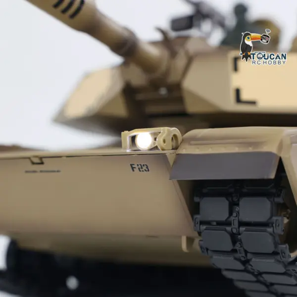 2.4Ghz Henglong 1/16 Scale 7.0 Plastic Ver M1A2 Abrams RTR RC Tank 3918 Model