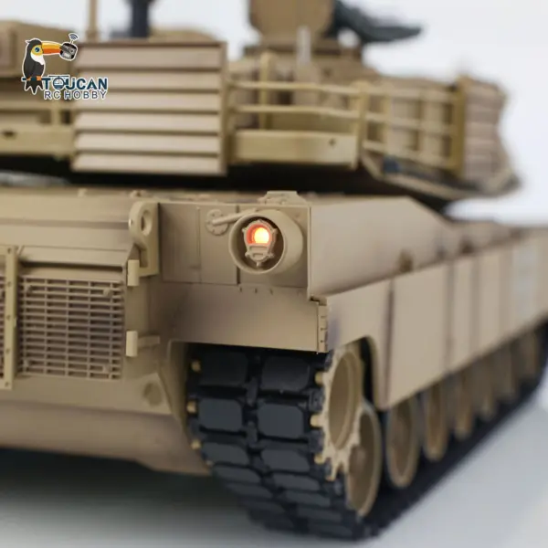 2.4Ghz Henglong 1/16 Scale 7.0 Plastic Ver M1A2 Abrams RTR RC Tank 3918 Model