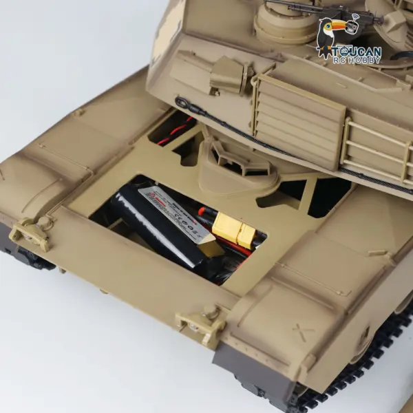 2.4Ghz Henglong 1/16 Scale 7.0 Plastic Ver M1A2 Abrams RTR RC Tank 3918 Model