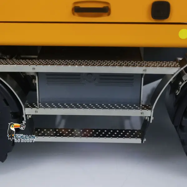1/14 Metal RC Hydraulic Wheeled Excavator LR914 4*4 8ways Valve RTR Digger Toy Axle Lock Flysky PL18EV Lite Light Sound Mudguard Manual Quick Release Tail hook