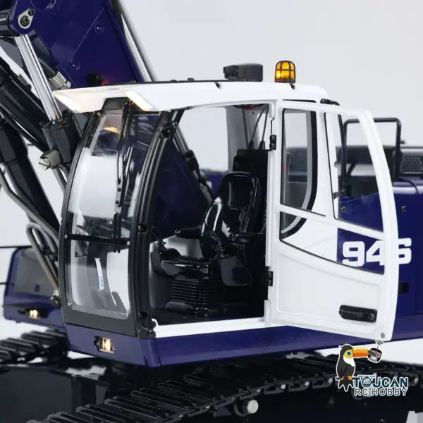 1/14 946 3-arm RC Hydraulic Equipment Remote Control Excavator Metal Digger Model Bucket Ripper Grab Tiltable Clamshell Bucket