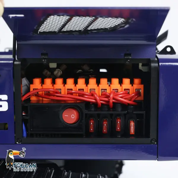 1/14 946 3-arm RC Hydraulic Equipment Remote Control Excavator Metal Digger Model Bucket Ripper Grab Tiltable Clamshell Bucket