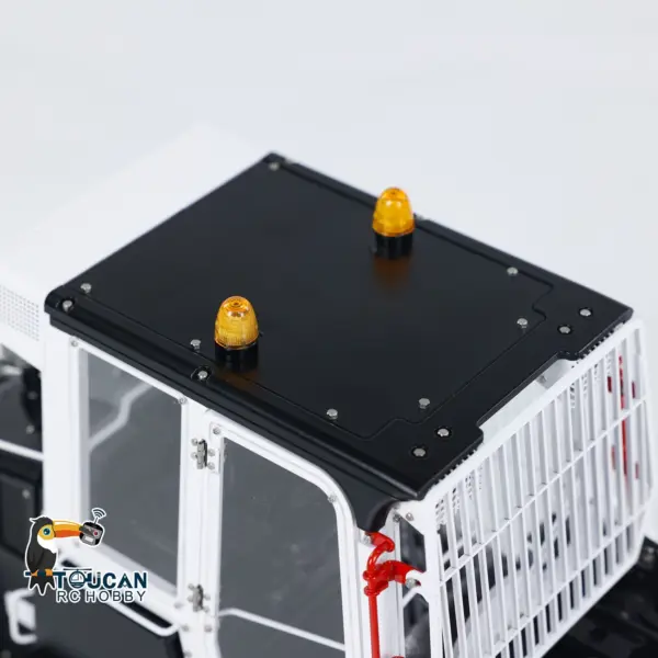 LESU 1:14 RC Hydraulic Tracked Loader AOUE 973K Car Openable Bucket Rear Plow Metal Tracks Sprockets Powerful Good Performance